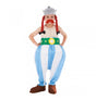 The image features a life-sized cardboard cutout of Obelix, a popular character from the Asterix comic series, designed as a party decoration.