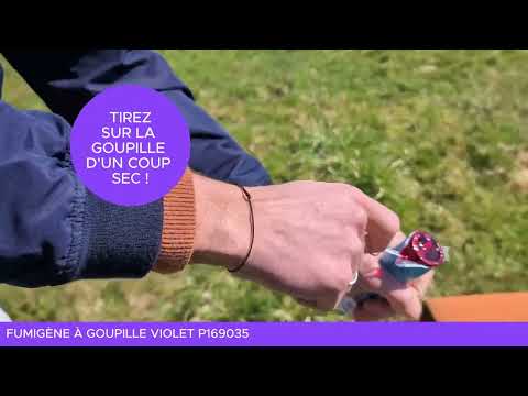 Fumigène à goupille couleur vive – effet fumée intense pour fête (60 s)