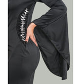 Robe Morticia noire gothique – Wednesday © – soirée Halloween – 1 pièce