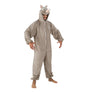 The image shows a large, realistic wild boar prop, likely intended for party decoration, particularly for themes related to Asterix or medieval banquets.