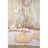 Serviettes citrouille Halloween pastel – lot de 16 – papier 3 plis 33x33 cm