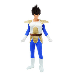 The image shows a set of 8 party plates featuring Vegeta from Dragon Ball Z, designed for themed celebrations